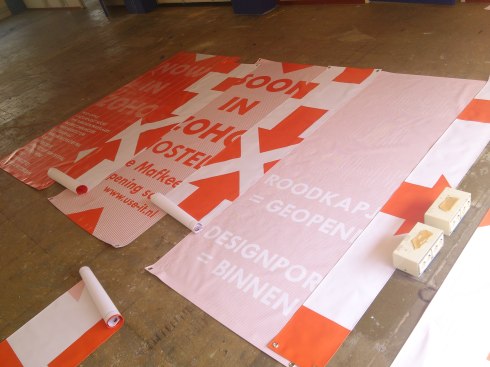 vlaggen route du nord